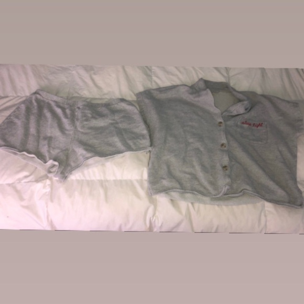 Madewell Size L Gray PJ Set